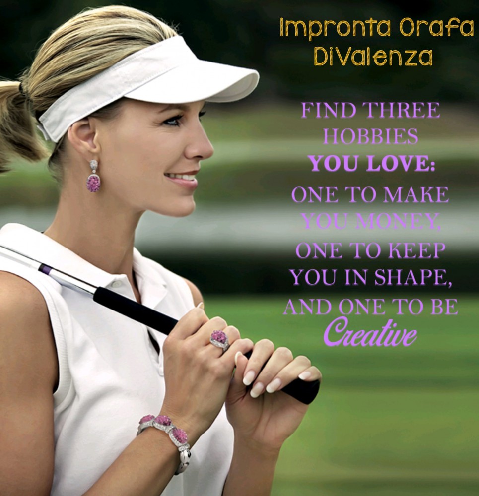 Glamour tennis: Made in Italy jewels 